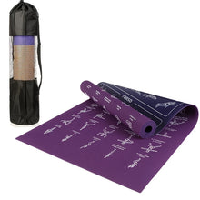 Load image into Gallery viewer, High Quality Yoga Matt With Poses.
