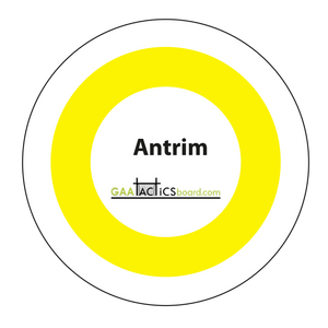CLUB GAA Tactics Board A1 Size Antrim