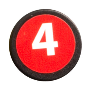 Magnets red and black